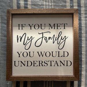 Family 4x4 Wooden Frame